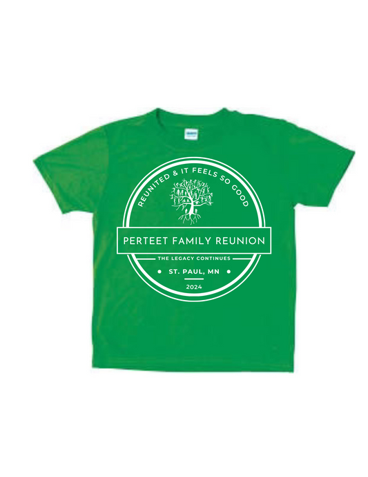 Perteet Family Reunion Youth T Shirts